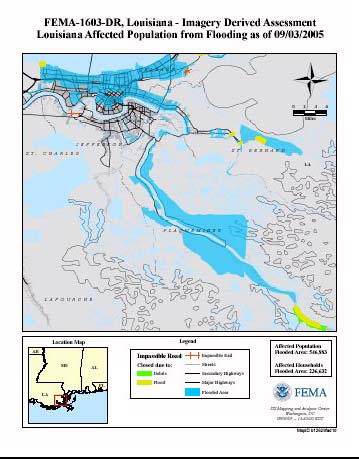 Lousiana Flood graphic